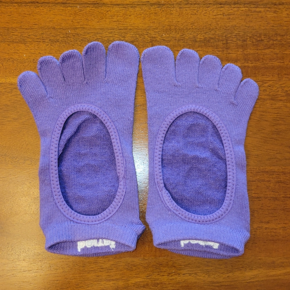 Toesox - Barre - Full Toe Ballerina Grip Socks - Size M